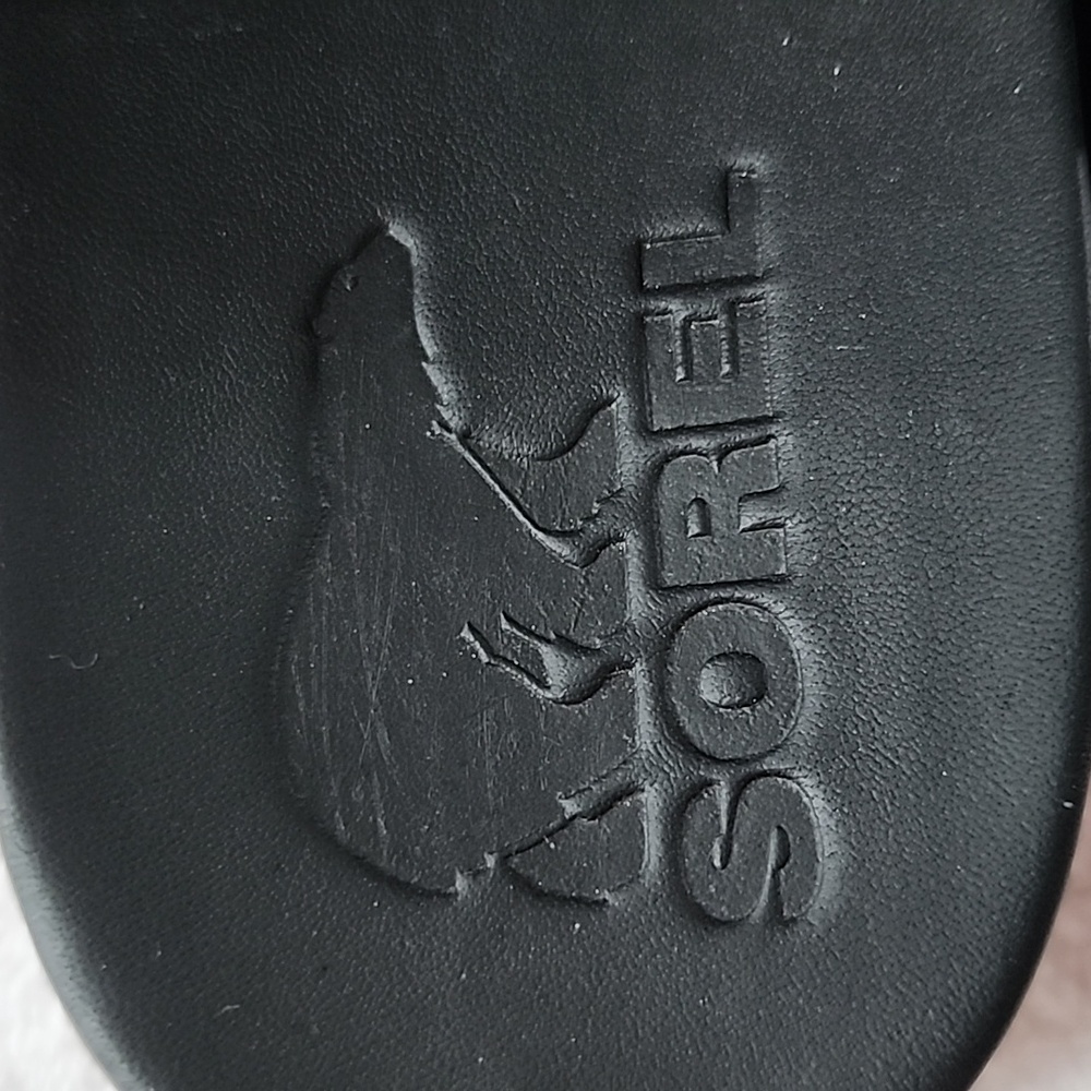 Sorel Womens Roaming Sport Black/Pink Slides Size 7.5 Preowned - Picture 6 of 11